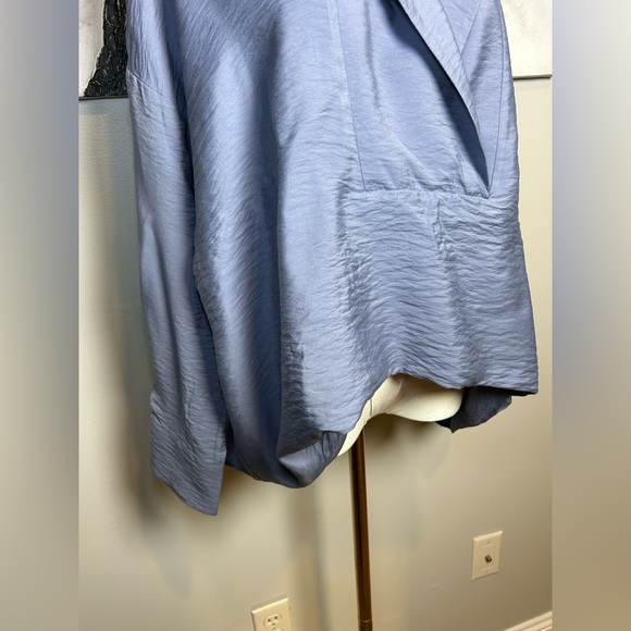 Anthropologie The Dylan long sleeve wide placket blouse boho dusty size S NWT - Picture 5 of 16